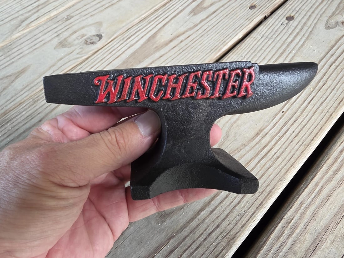 Cast Iron Winchester Miniature Anvil - 15