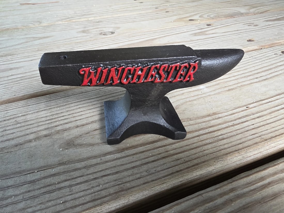 Cast Iron Winchester Miniature Anvil - 2