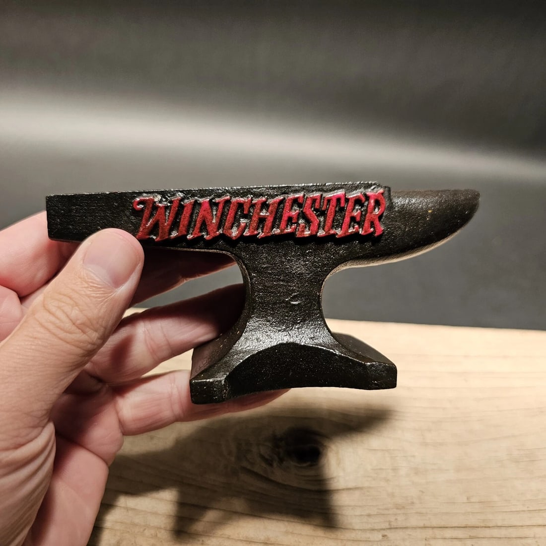 Cast Iron Winchester Miniature Anvil - 6