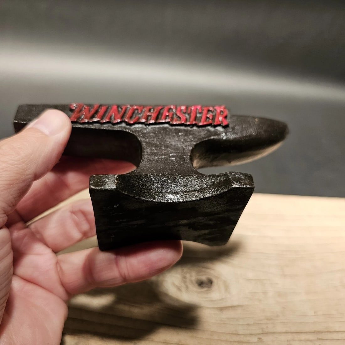Cast Iron Winchester Miniature Anvil - 8