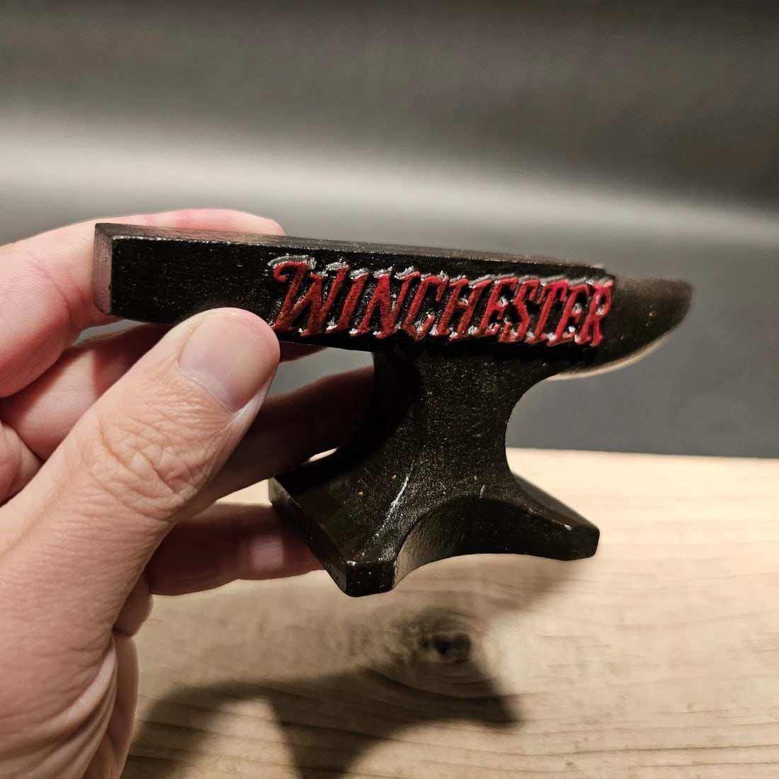 Cast Iron Winchester Miniature Anvil - 9