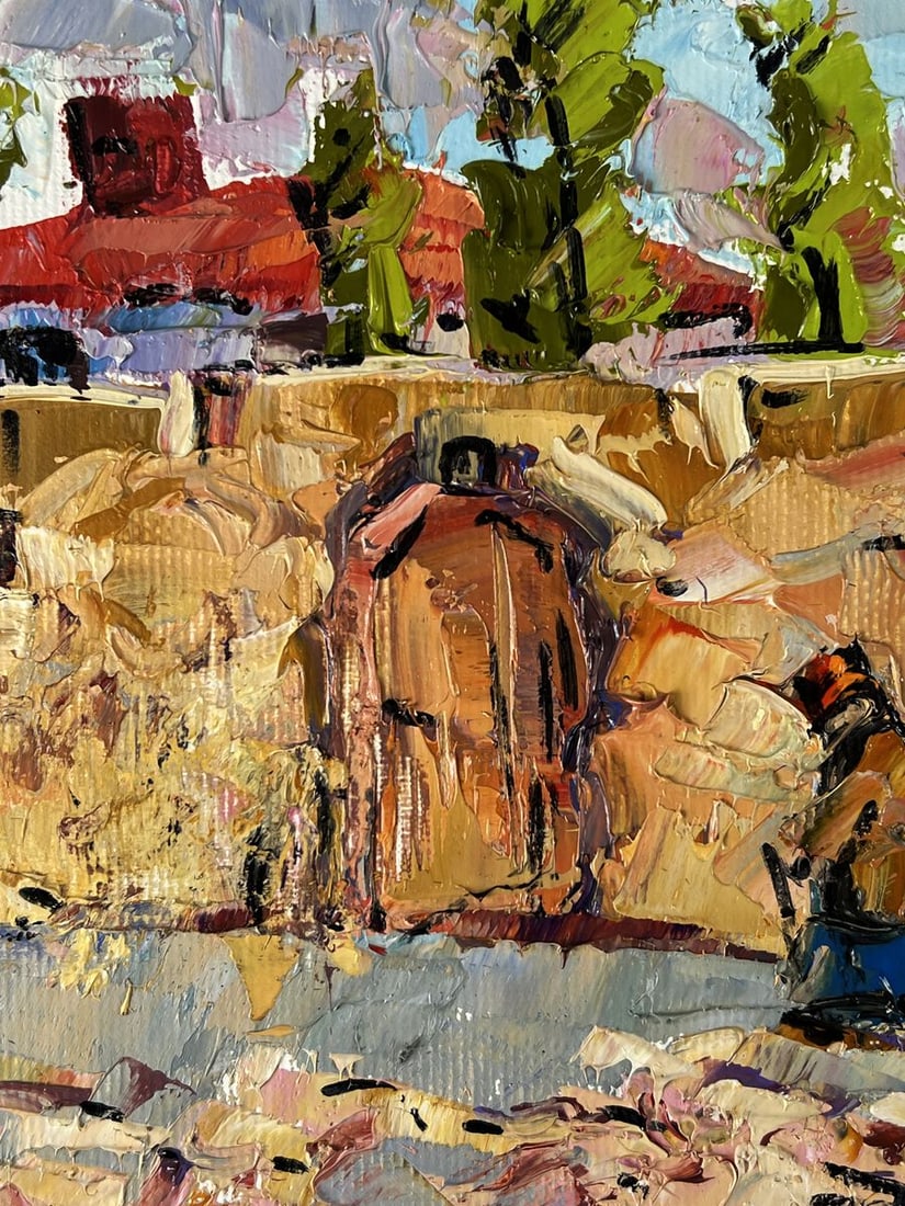 Oil painting Returning home to the village Oleksiy Ivanyuk - 5