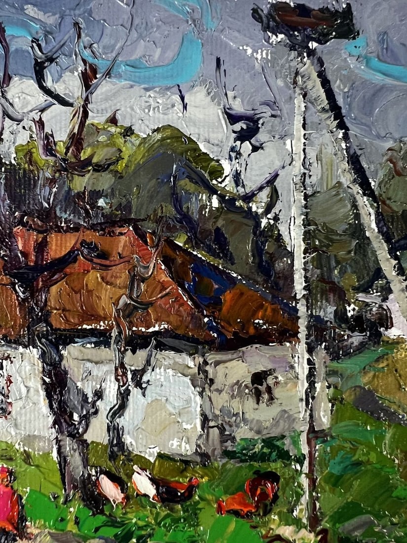 Oil painting Before the Rain Oksana Ivanyuk - 8