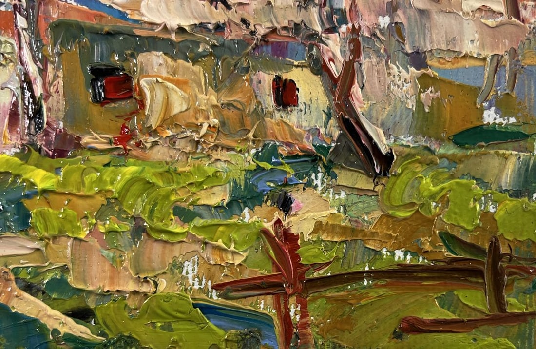 Oil painting Village courtyard Oleksiy Ivanyuk - 6