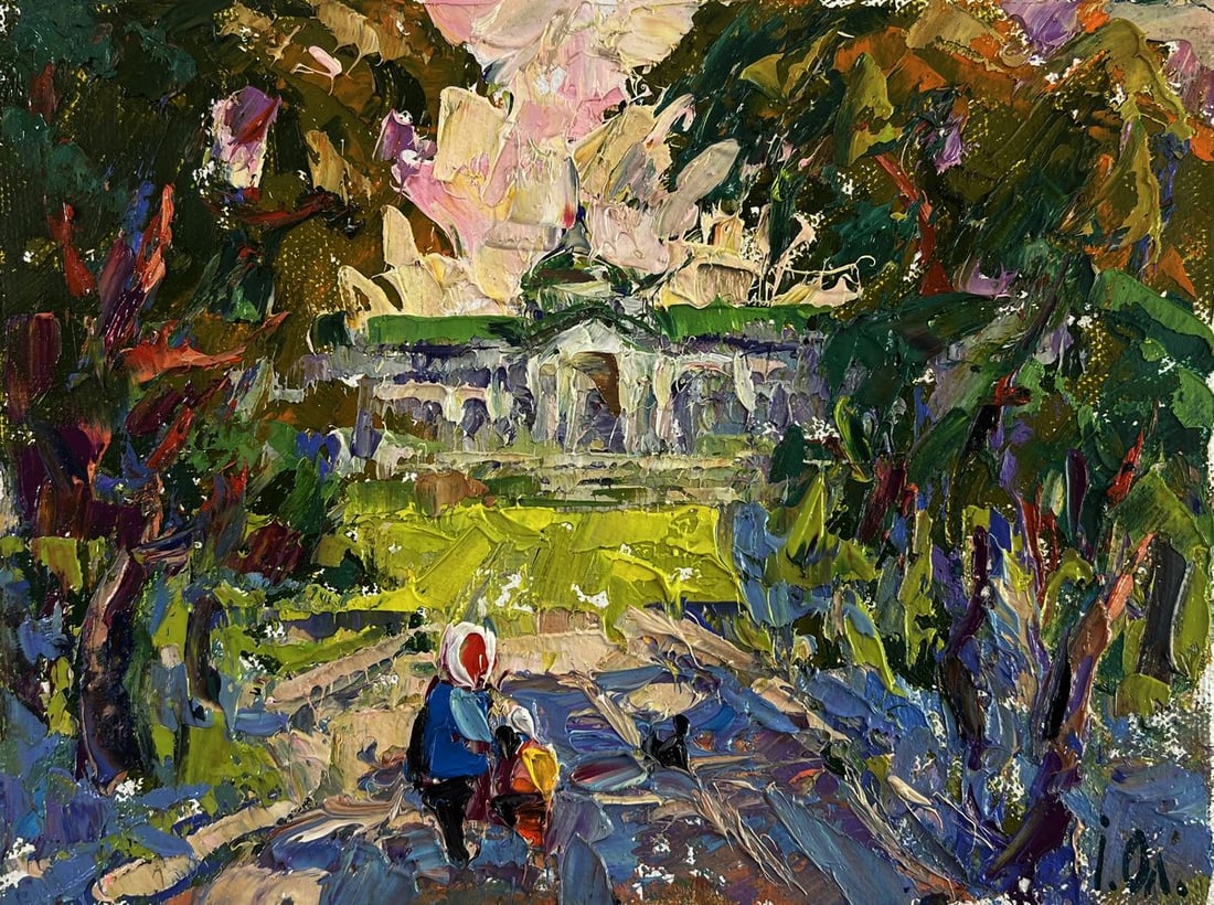 Oil painting Peace of the park Oleksiy Ivanyuk - 3