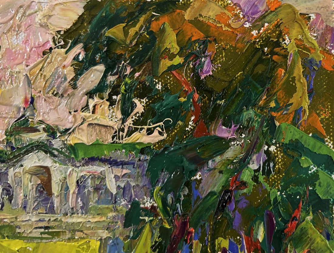 Oil painting Peace of the park Oleksiy Ivanyuk - 4