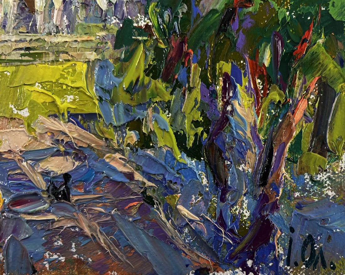 Oil painting Peace of the park Oleksiy Ivanyuk - 5