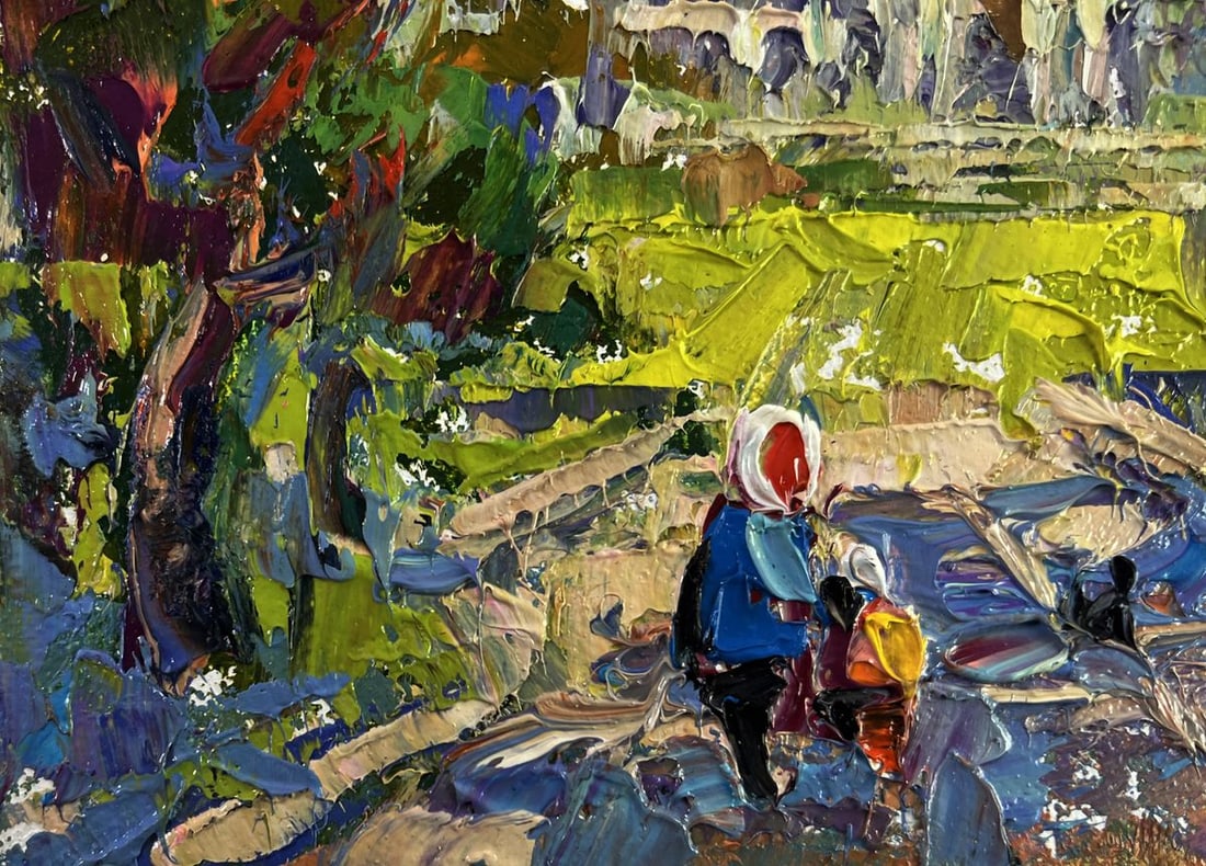 Oil painting Peace of the park Oleksiy Ivanyuk - 6