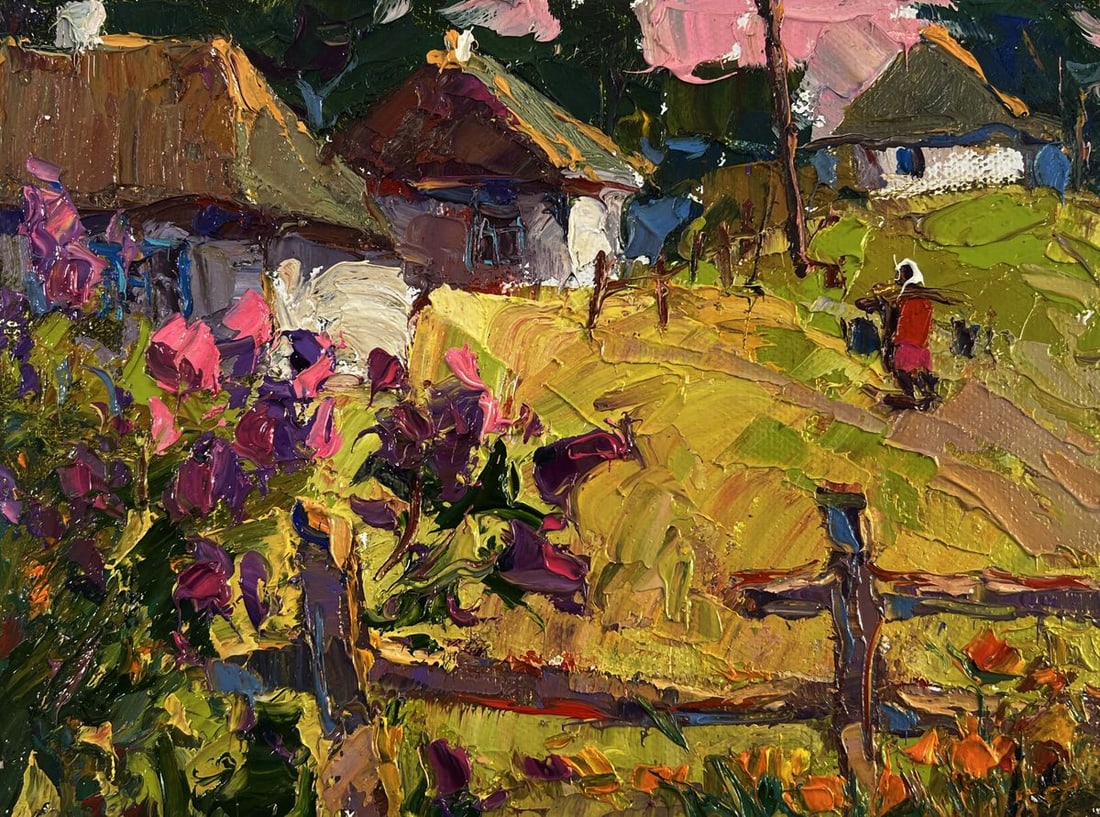 Oil painting The tenderness of dawn Oksana Ivanyuk - 3
