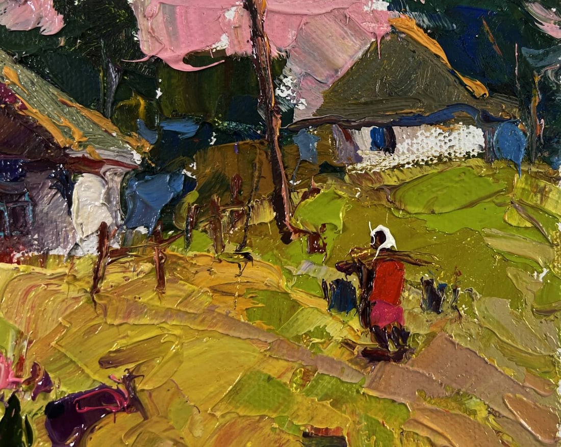 Oil painting The tenderness of dawn Oksana Ivanyuk - 4