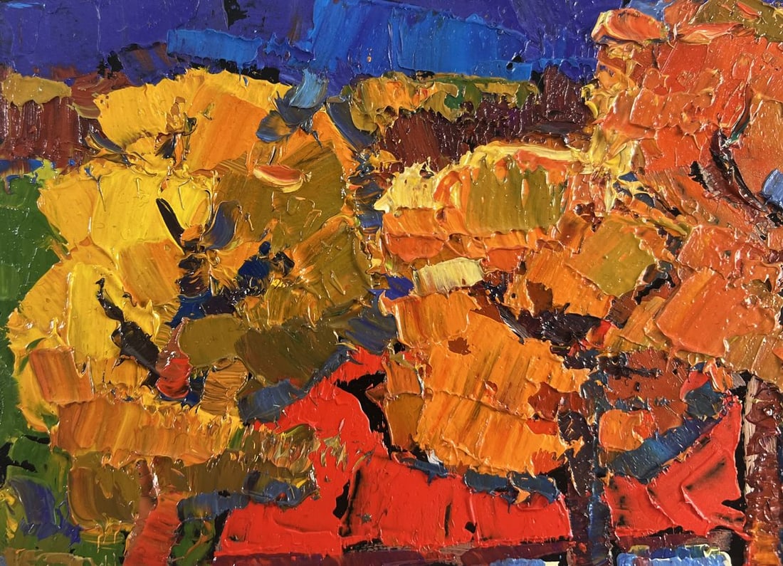 Oil painting Warmth of an autumn day Oksana Kalenyuk - 7
