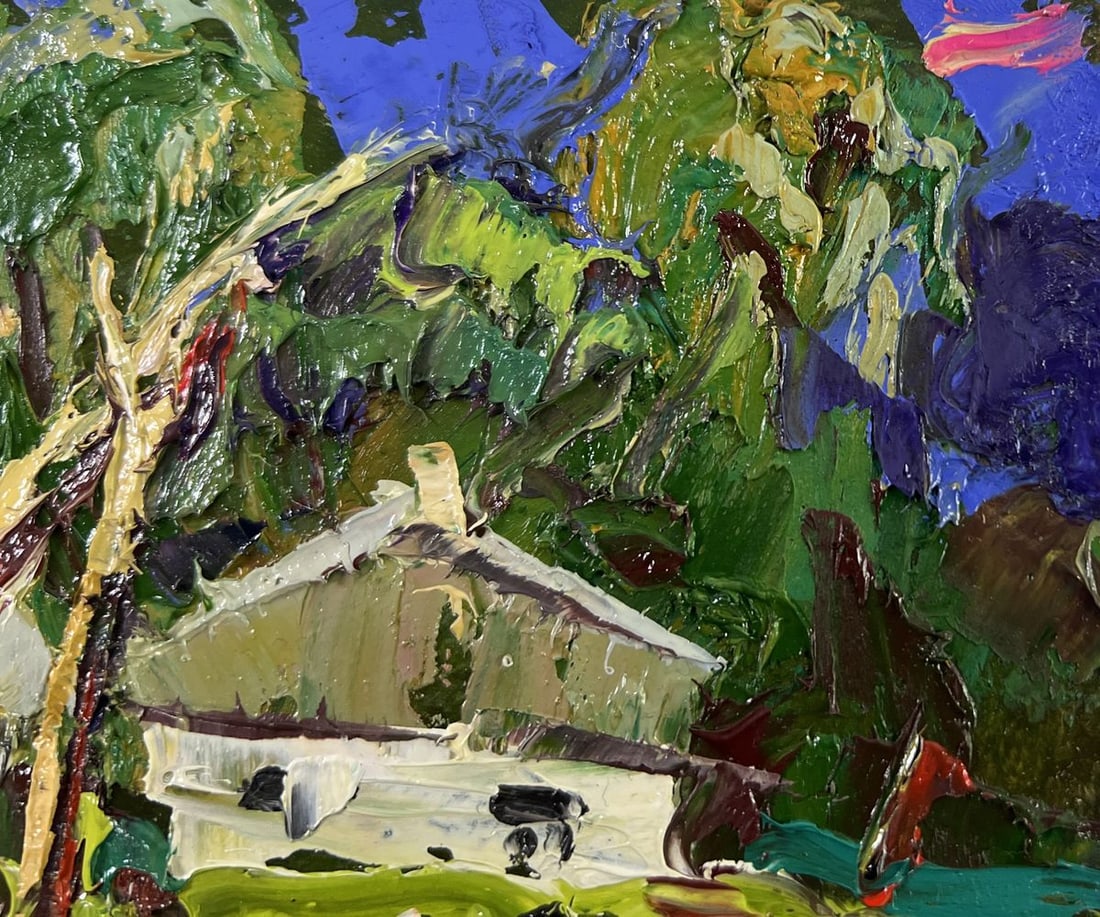Oil painting Conversation in the embrace of silence Alex Kalenyuk - 4