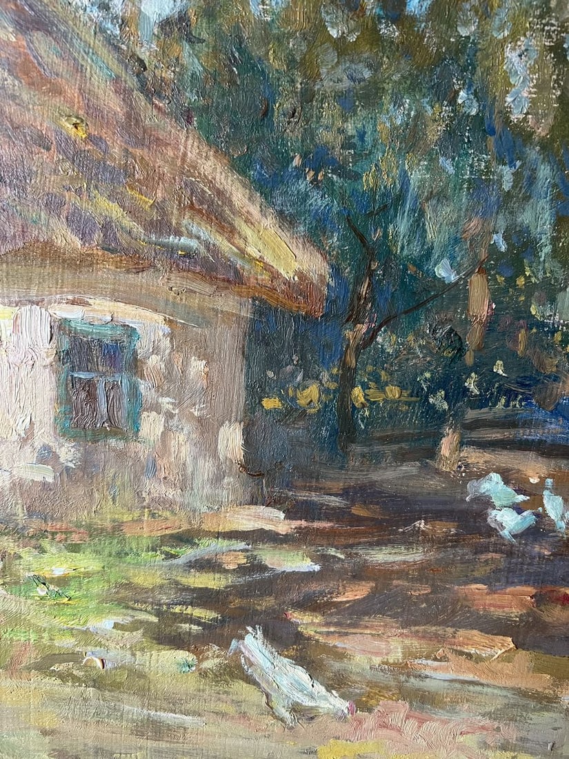 Oil painting Old yard V. Mishurovsky - 5