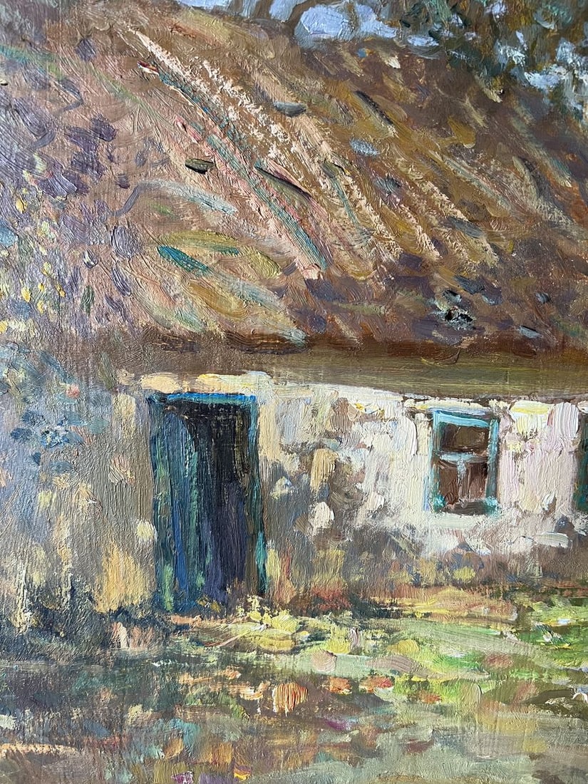 Oil painting Old yard V. Mishurovsky - 8