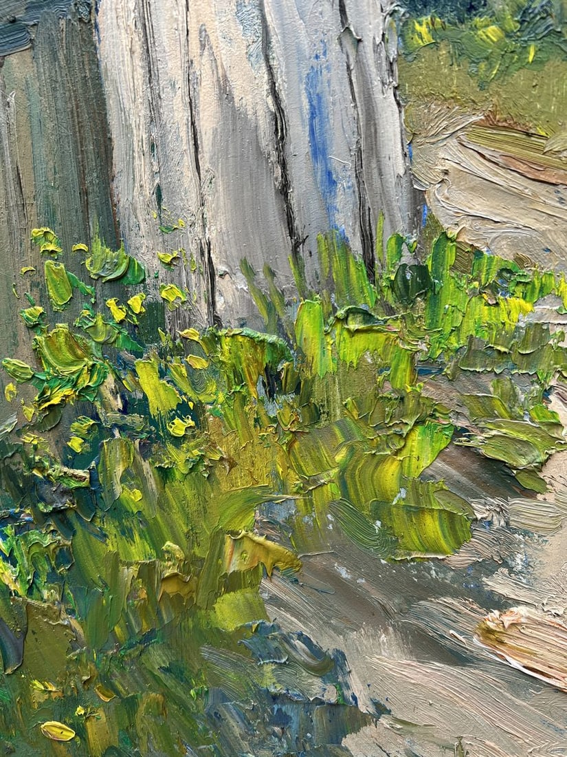 Oil painting When the lilac blooms V. Mishurovsky - 6