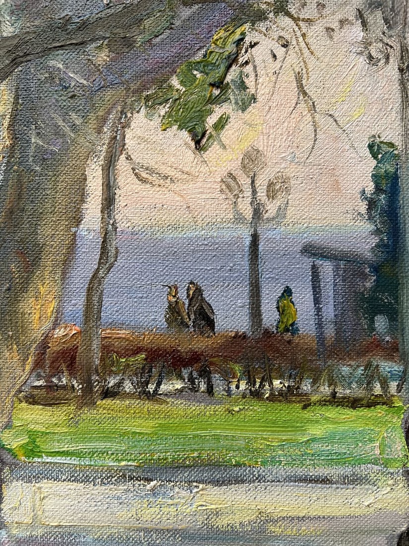Oil painting A warm day V. Mishurovsky - 5