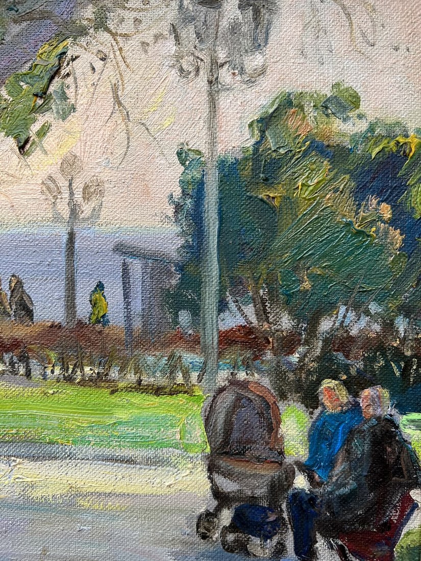 Oil painting A warm day V. Mishurovsky - 6