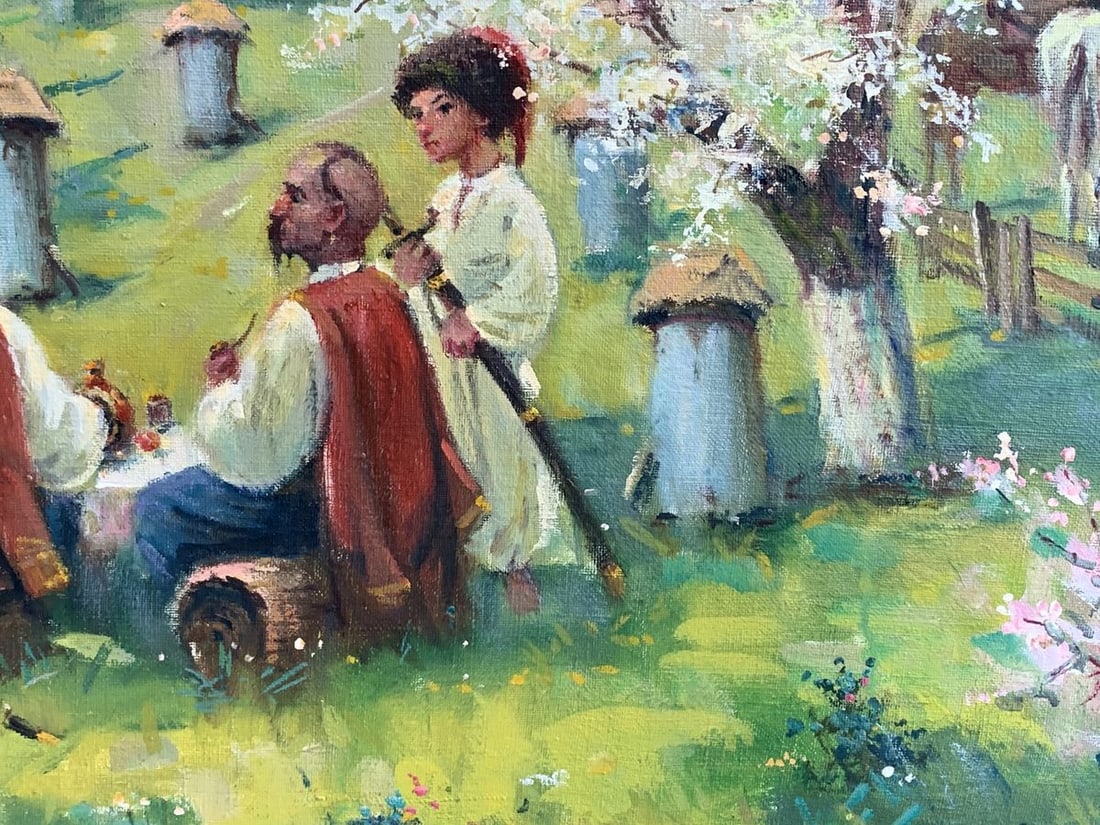 Oil painting Meeting of the Cossacks Nestor Mitrofanovich Kizenko - 6
