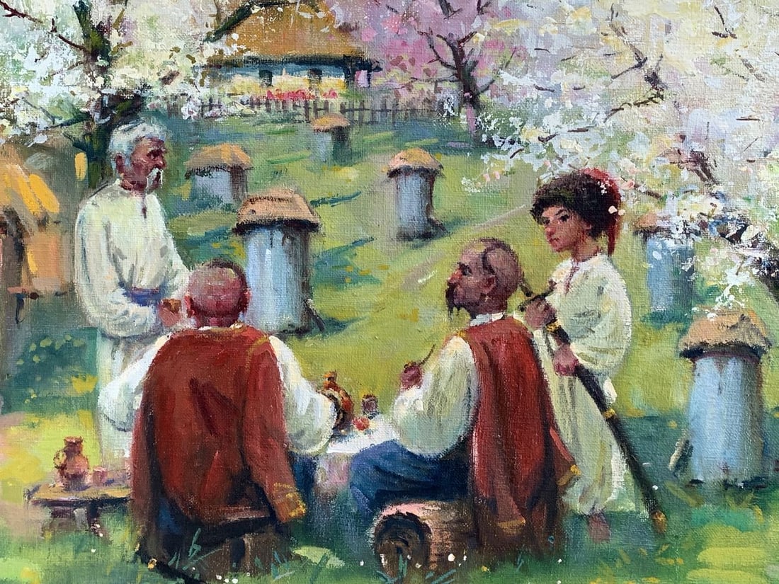 Oil painting Meeting of the Cossacks Nestor Mitrofanovich Kizenko - 9