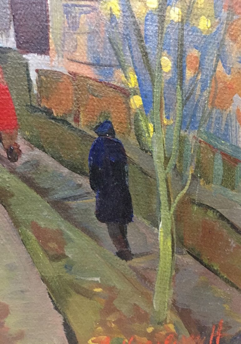 Oil painting Streets in the city Karelin Vyacheslav Dmitrievich - 5