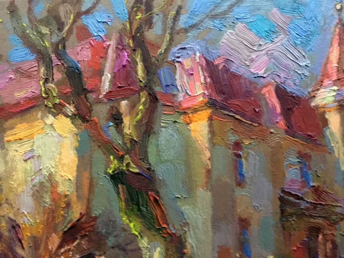 Oil painting Streets of Lviv Batrakov Vladimir Grigorievich - 10