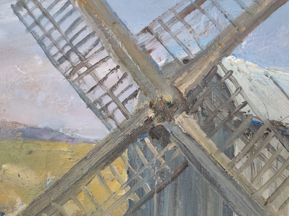 Oil painting Windmill Teklino Mishurovsky V. V. - 2