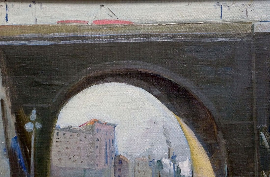 Oil painting New bridge Kerimova Elena Alexandrovna - 3