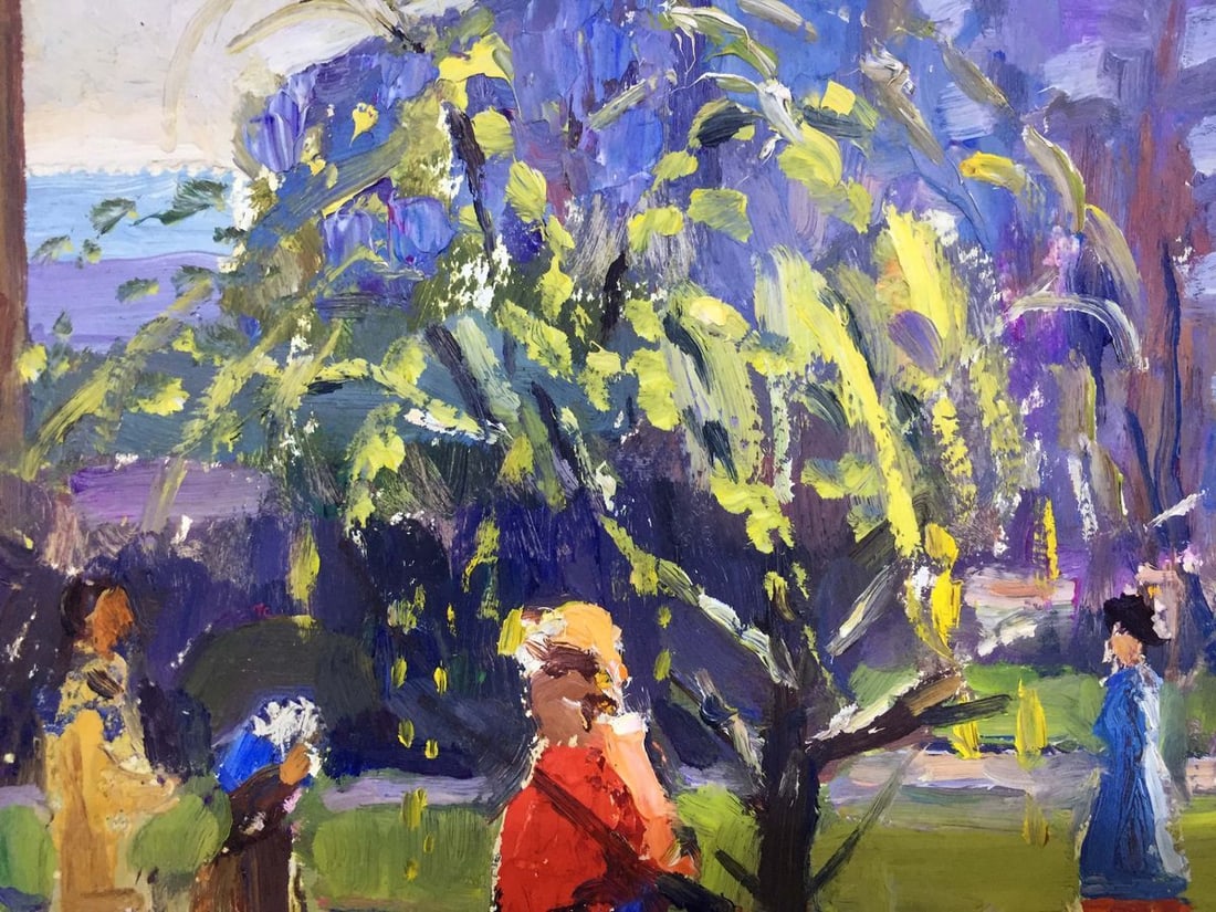 Oil painting On the site Popov I. A. - 2