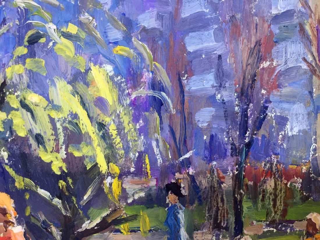 Oil painting On the site Popov I. A. - 4
