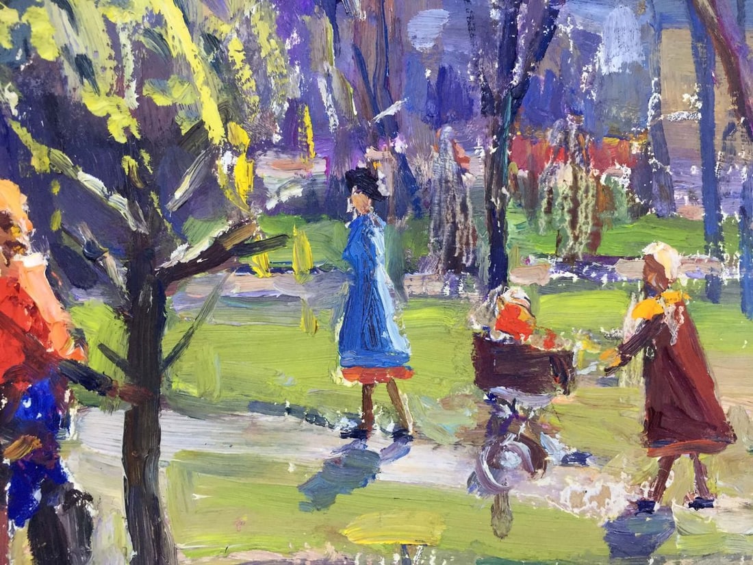 Oil painting On the site Popov I. A. - 5