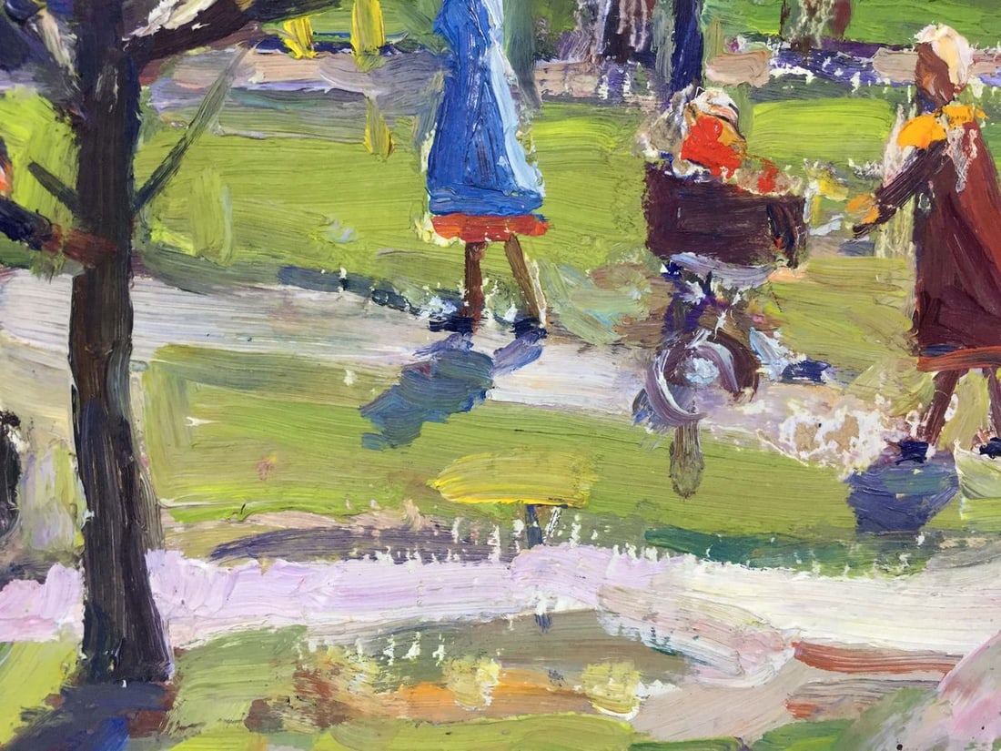 Oil painting On the site Popov I. A. - 6
