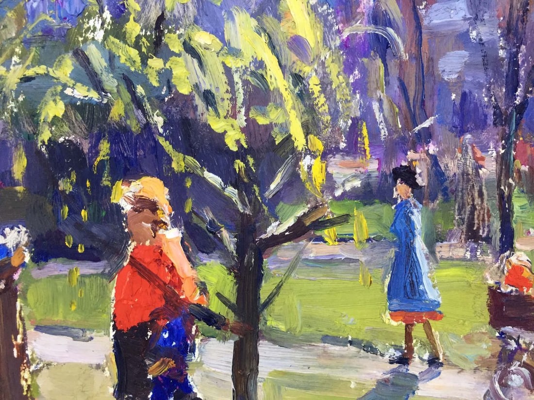 Oil painting On the site Popov I. A. - 7