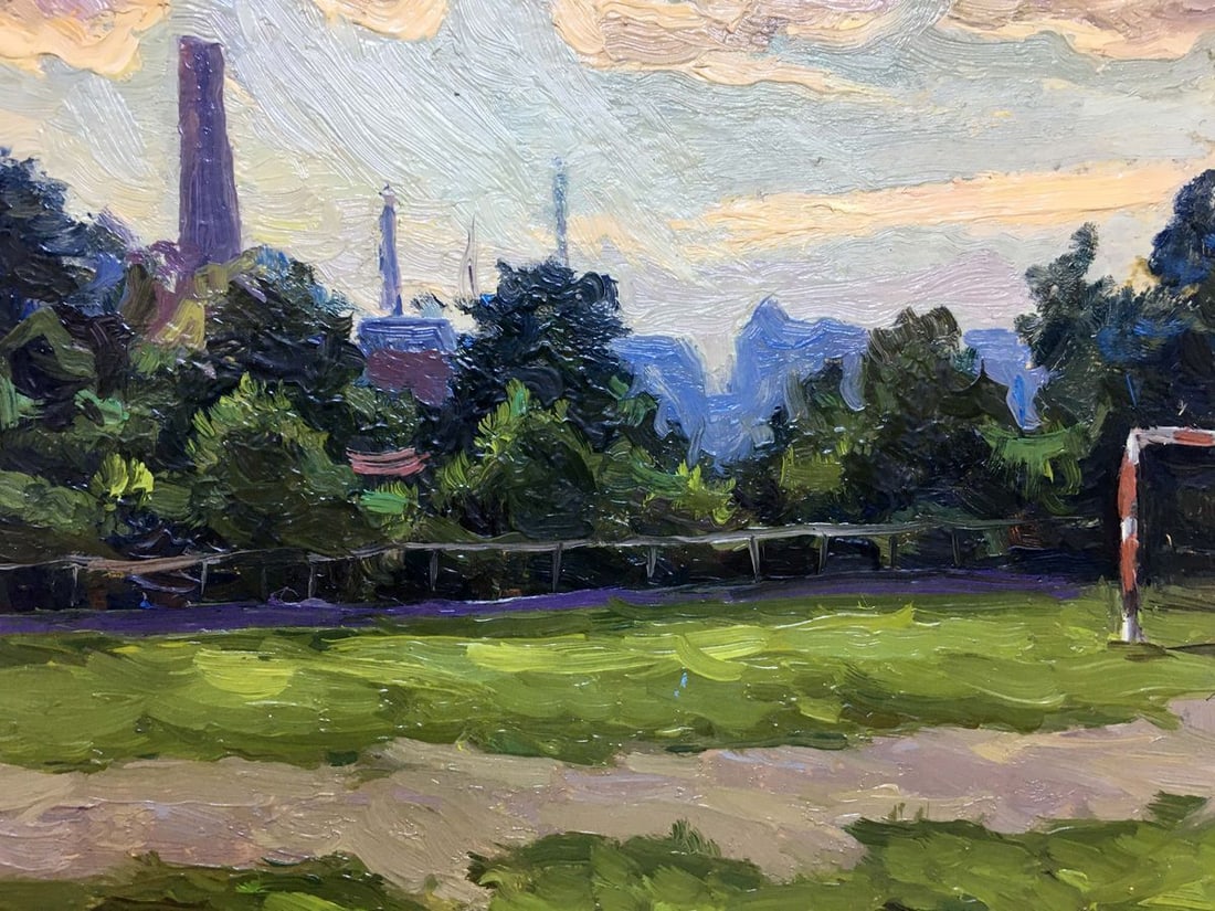 Oil painting On the site Popov I. A. - 2