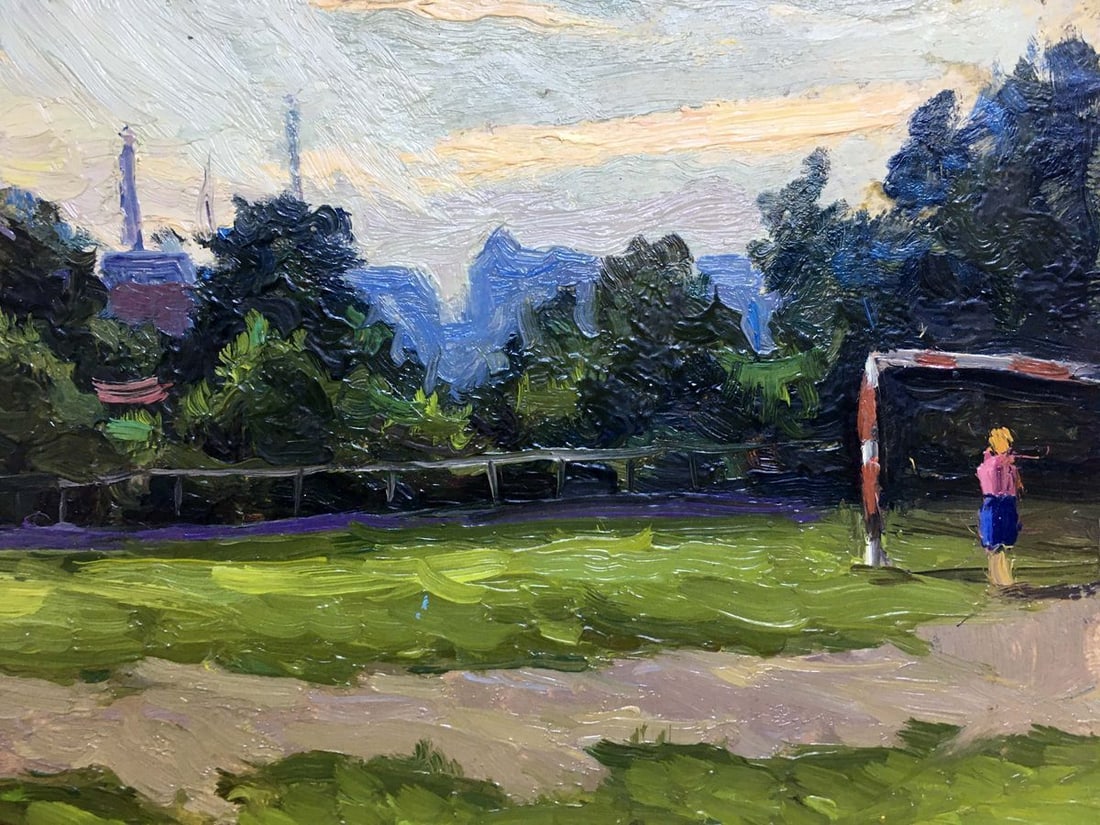 Oil painting On the site Popov I. A. - 3