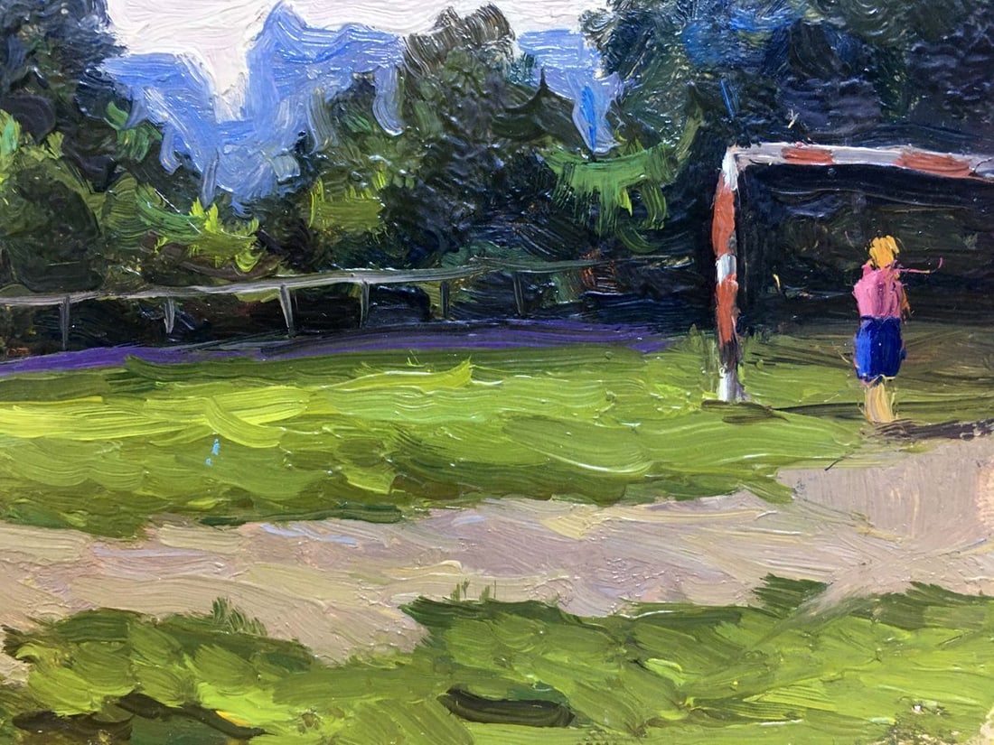 Oil painting On the site Popov I. A. - 4