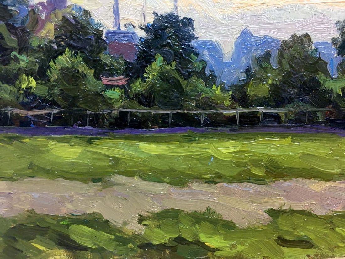 Oil painting On the site Popov I. A. - 5