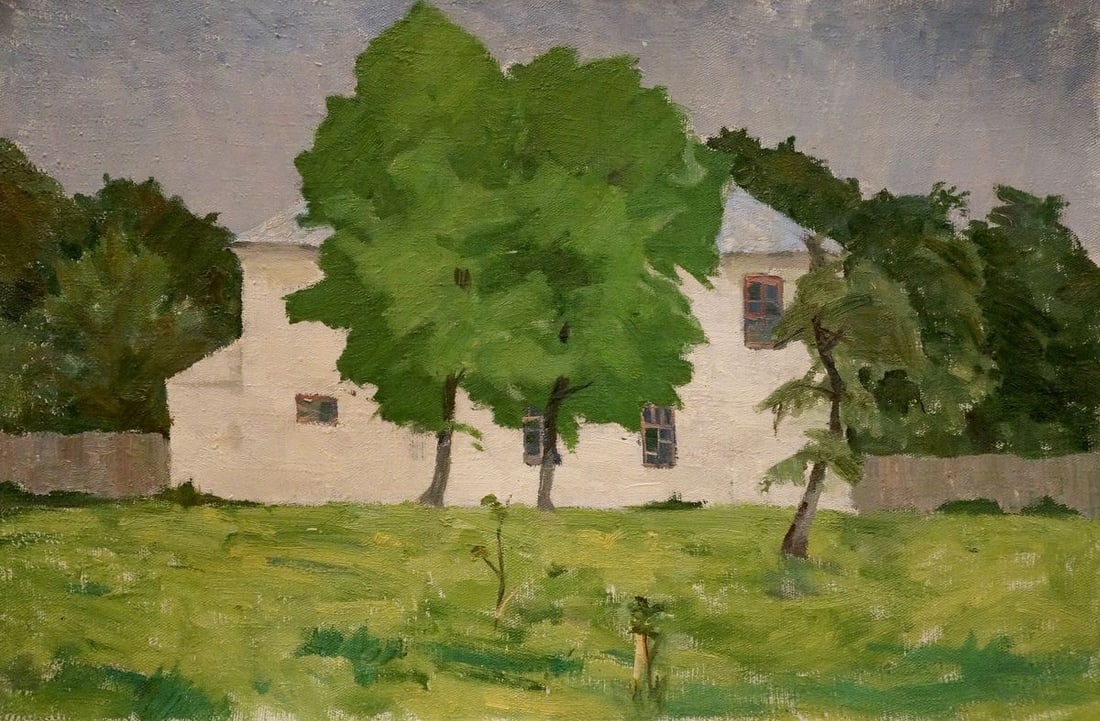 Oil painting White House Chernikov Nikolay Vladimirovich: NoVerns 1150 *** ABOUT THIS PAINTING *** * TITLE: "White House" * ARTISTS: Chernikov Nikolay Vladimirovich * SIZE: 44x60 cm/'17.32x23.62 inches' * MEDIUM: oil, canvas * HAND PAINTED: Original