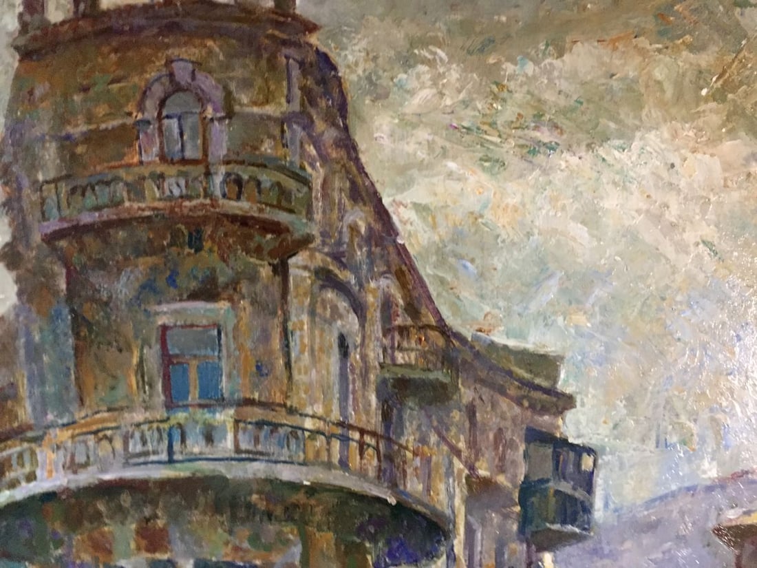 Oil painting Outska street Kropko Alexander Petrovich - 2