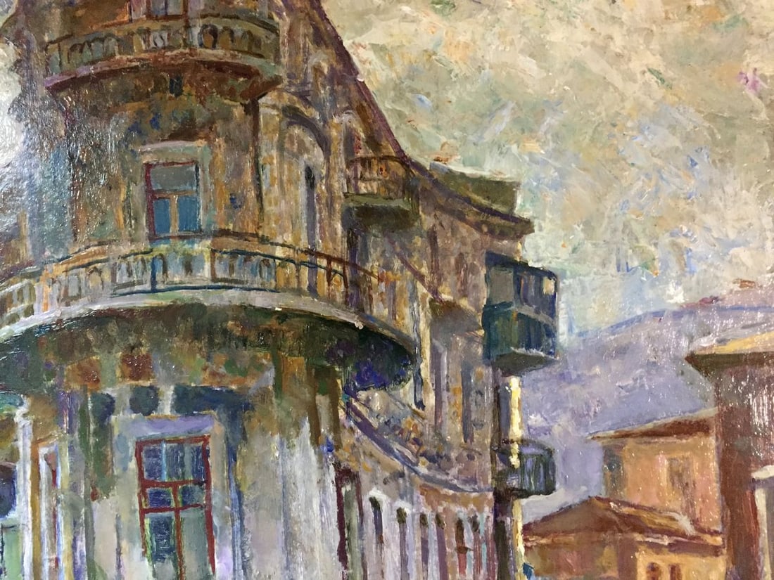 Oil painting Outska street Kropko Alexander Petrovich - 3