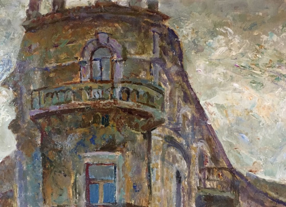 Oil painting Outska street Kropko Alexander Petrovich - 6