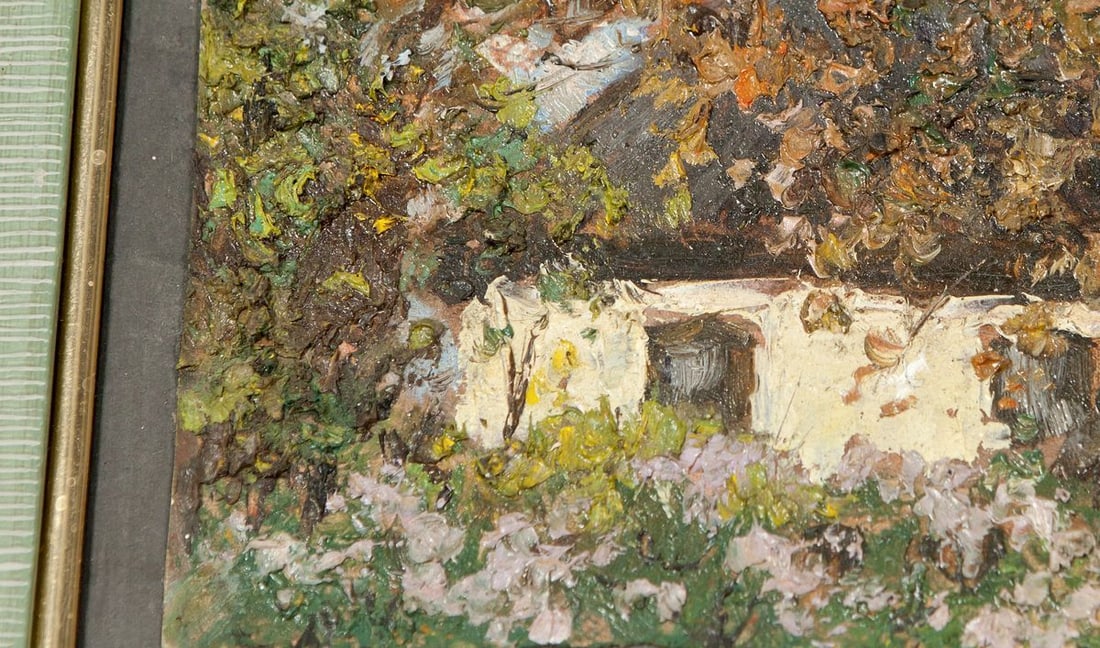 Oil painting an evening over my house Ivan Tsyupka - 4