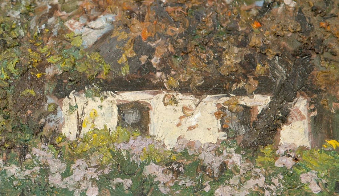 Oil painting an evening over my house Ivan Tsyupka - 8