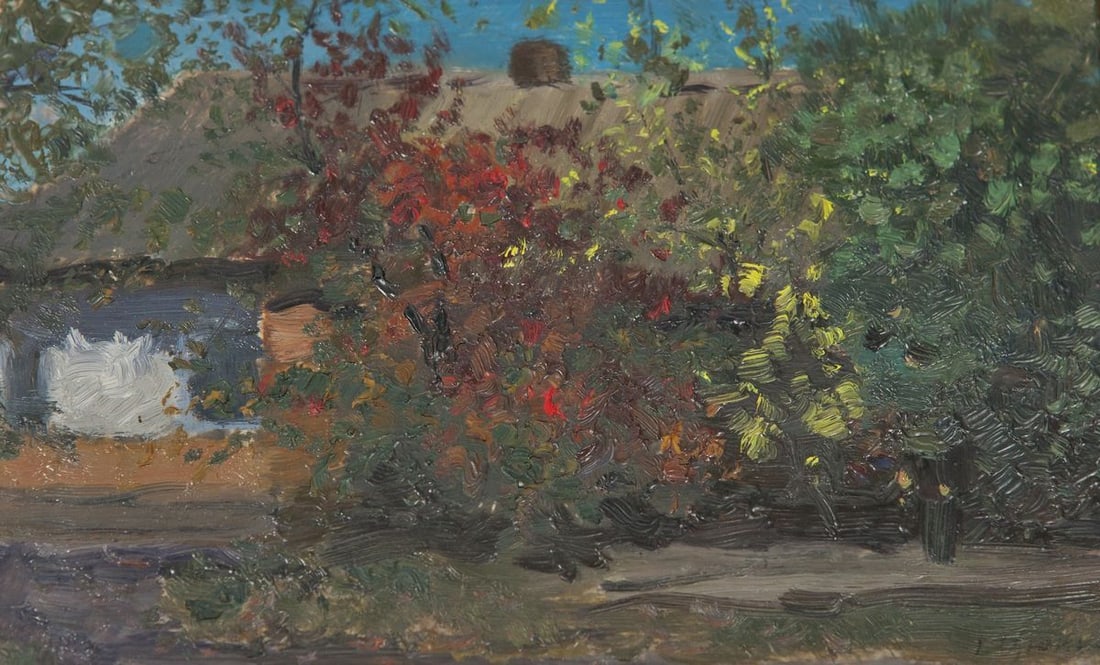 Oil painting Old house Ivan Kirillovich Tsyupka - 8