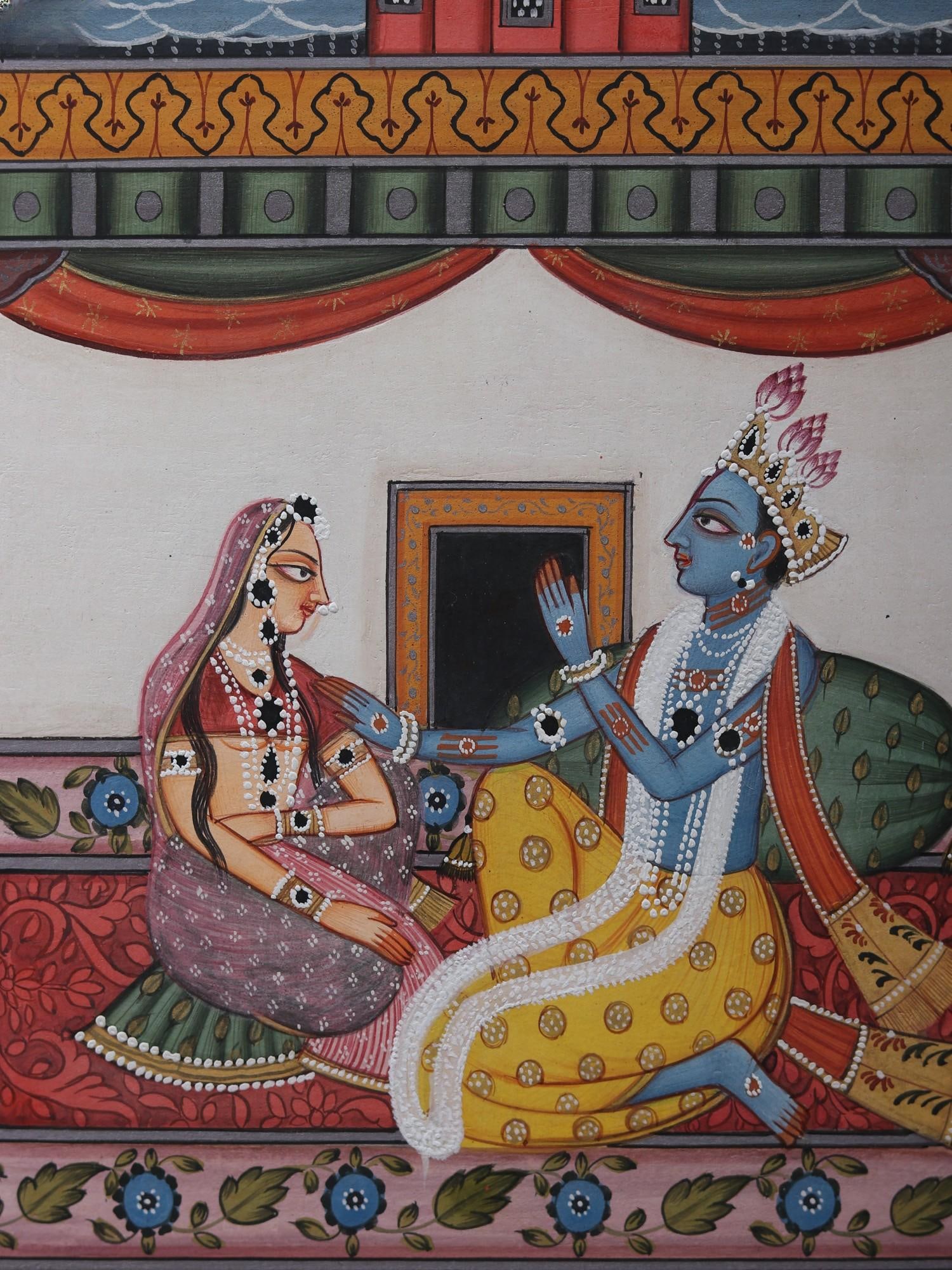 Radha Krishna | Watercolor Painting - 2