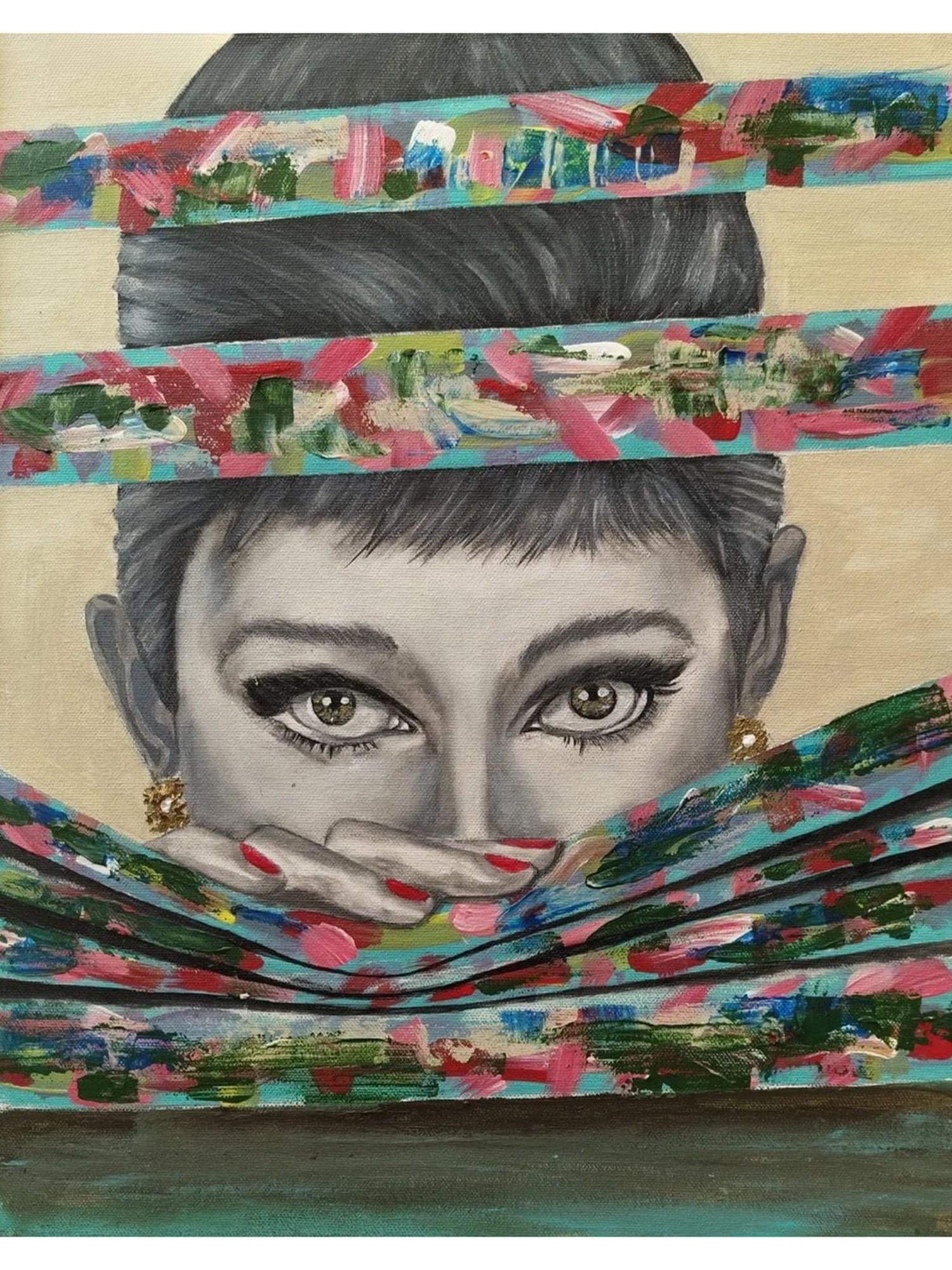 Eavesdropping Eyes | Acrylic On Canvas | By Inderjeet: Title: Eavesdropping Eyes | Acrylic On Canvas | By Inderjeet Description: Collections Painting Reserve: $284.00 Shipping: Domestic: Shipping rates are determined by destination International: Foreign