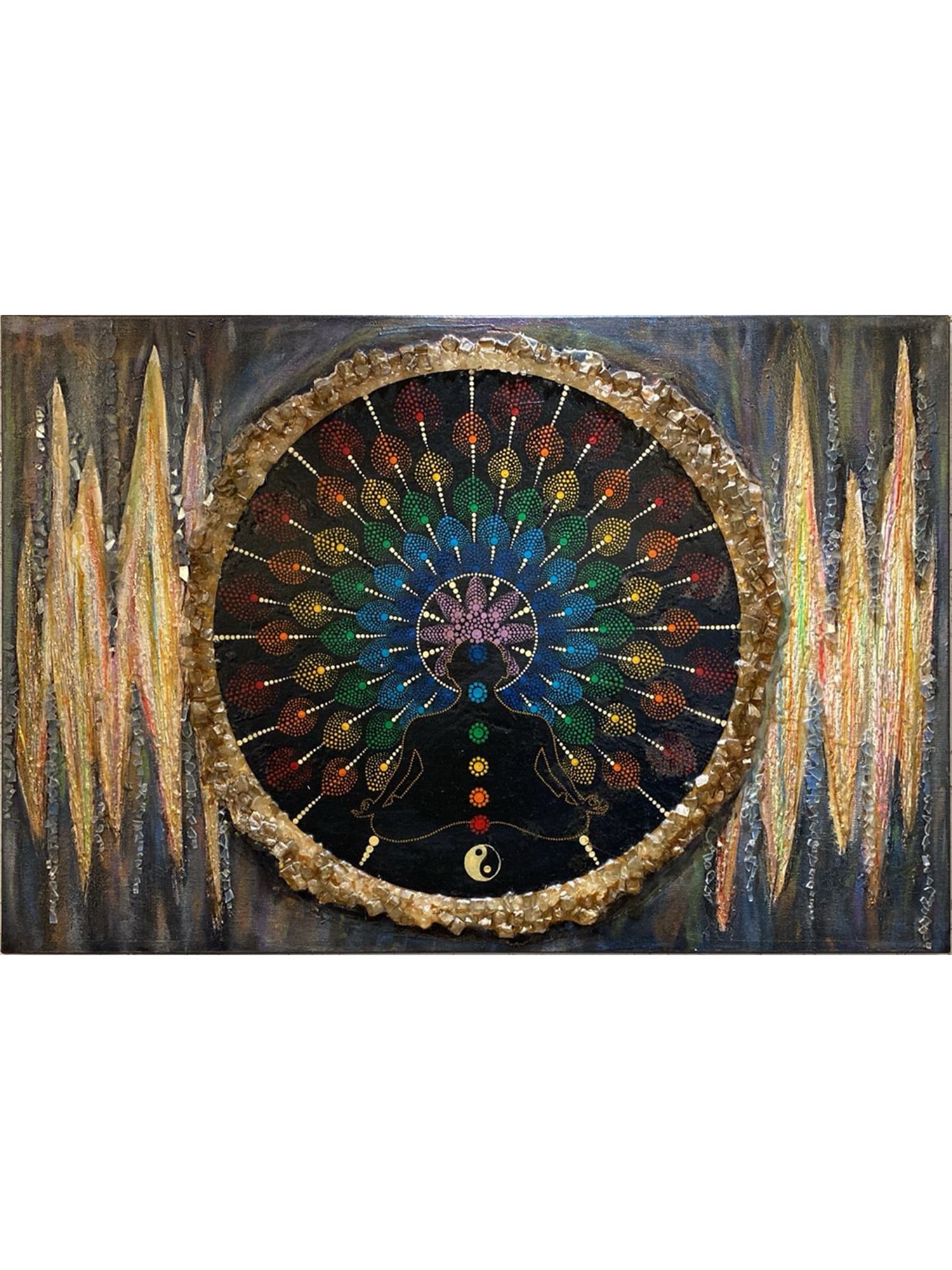 Seven Chakras Mural | Acrylic Colors | By Rachita Trehan (1 of 2)