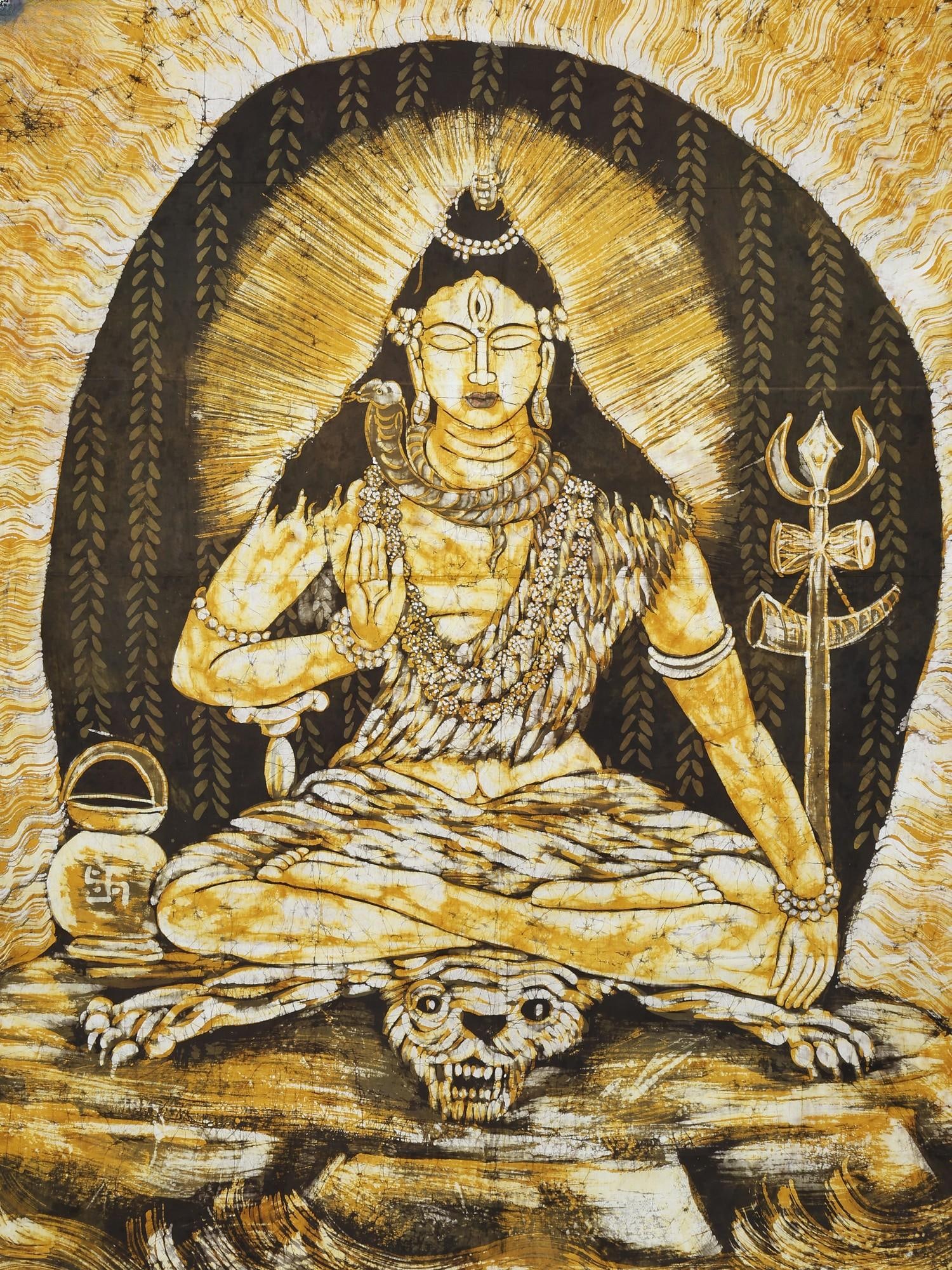 Lord Shiva | Batik Painting - 2