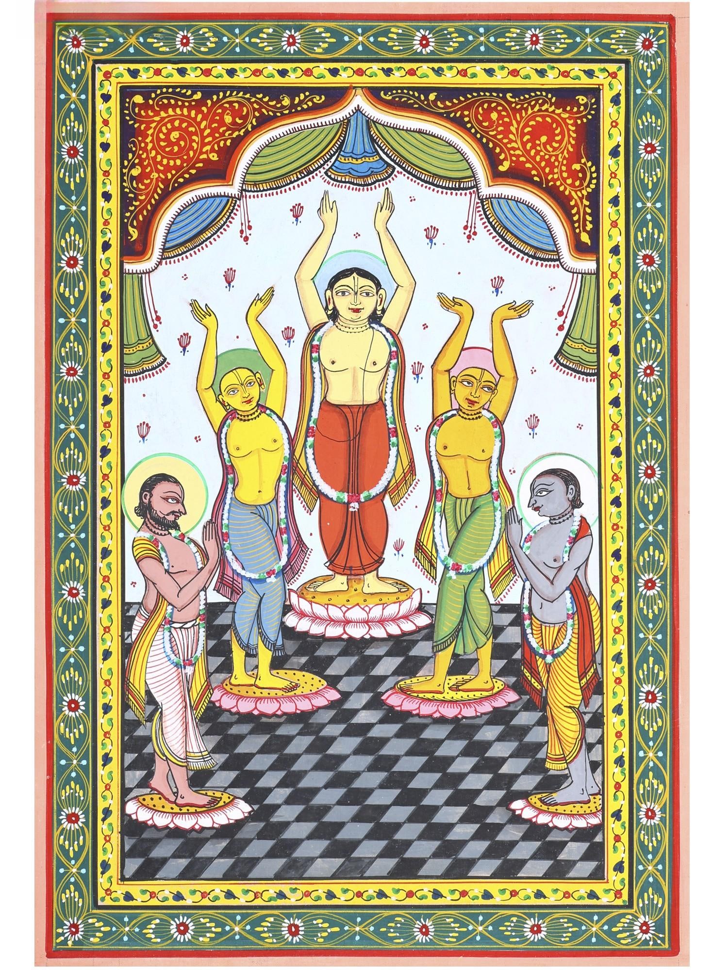 Pancha Tattva | Pattachitra Painting (1 of 2)