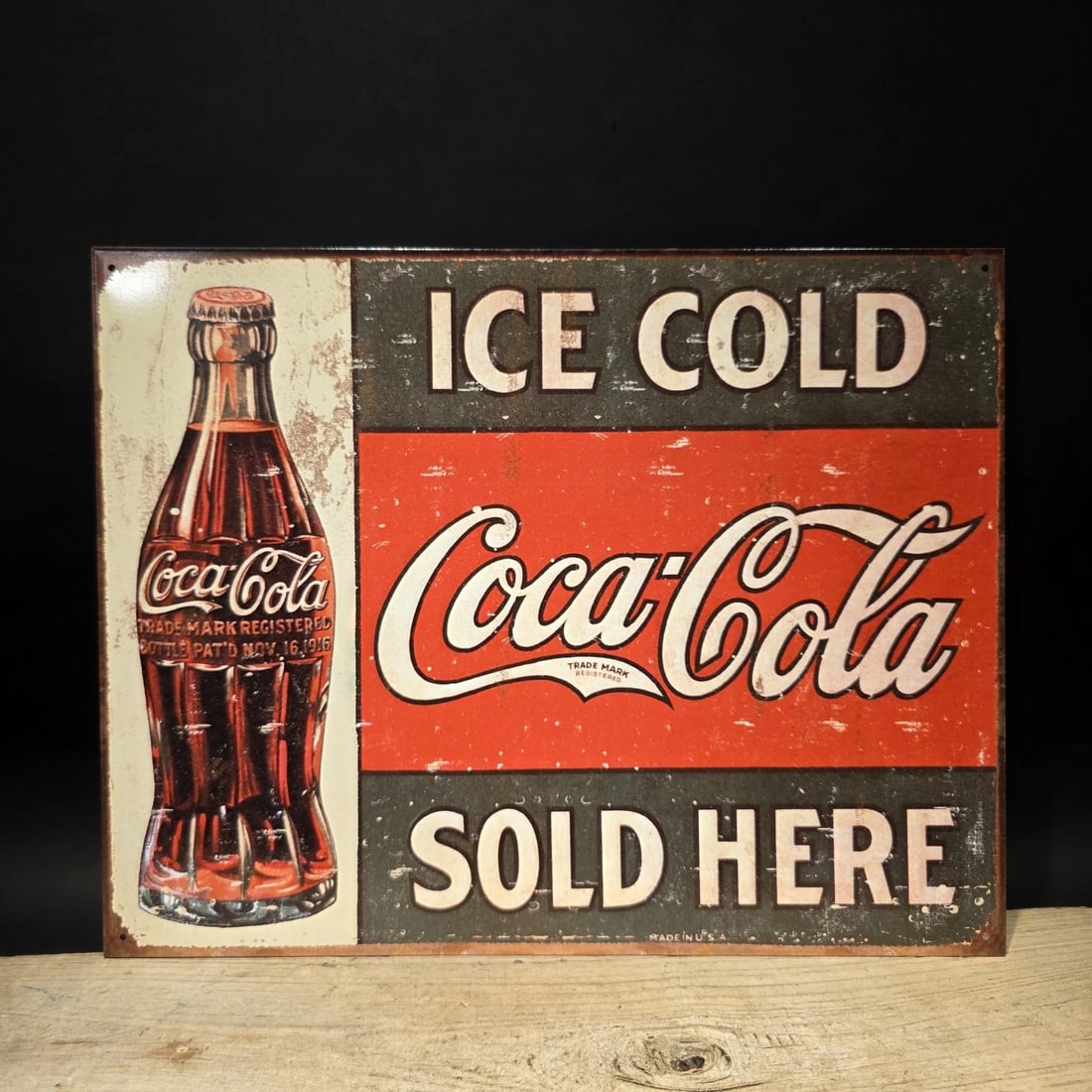 15" Coca-Cola Metal Gas Station Advertising Sign (1 of 9)