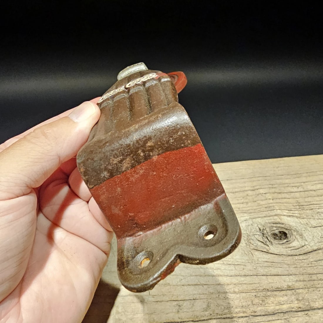 Antique Cast Iron Coca Cola Door Gate Handle - 8